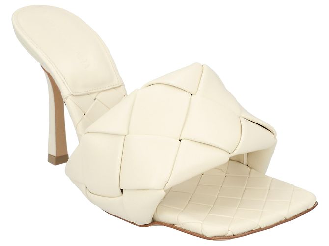 Mule Lido bianco di Bottega Veneta - vista 2