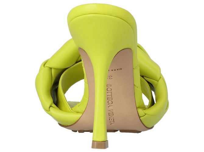 Mule Lido giallo di Bottega Veneta - vista 4