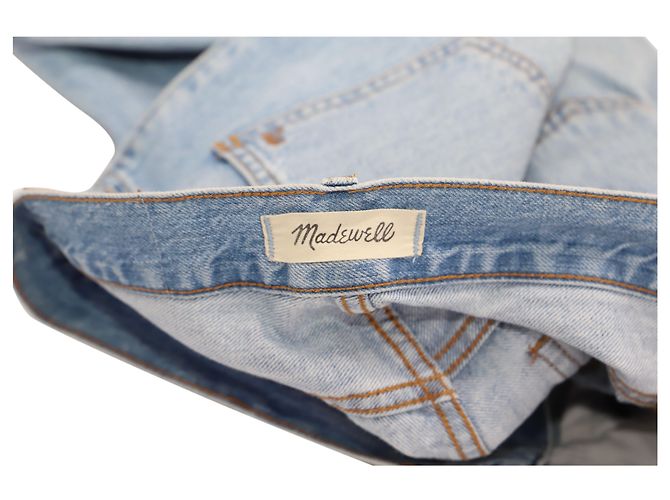Madewell Los Jeans de Verano Perfectos en Denim de Algodón Azul Azul claro - vista 3
