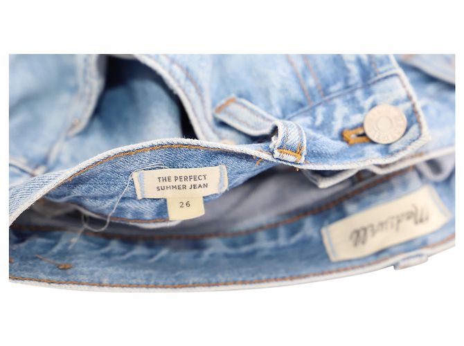 Madewell Los Jeans de Verano Perfectos en Denim de Algodón Azul Azul claro - vista 4