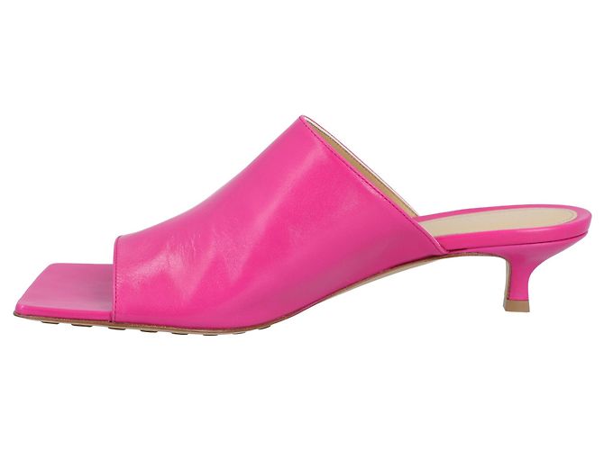 Mule stretch Bottega Veneta rosa - vista 3