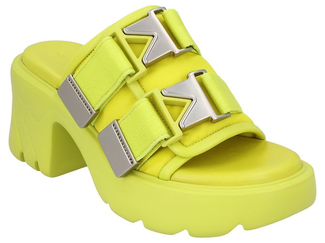 Mule Flash giallo Bottega Veneta - vista 2