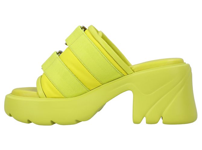 Mule Flash giallo Bottega Veneta - vista 3