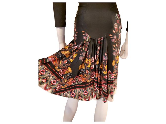 Vestito multicolore in nylon Roberto Cavalli - vista 4