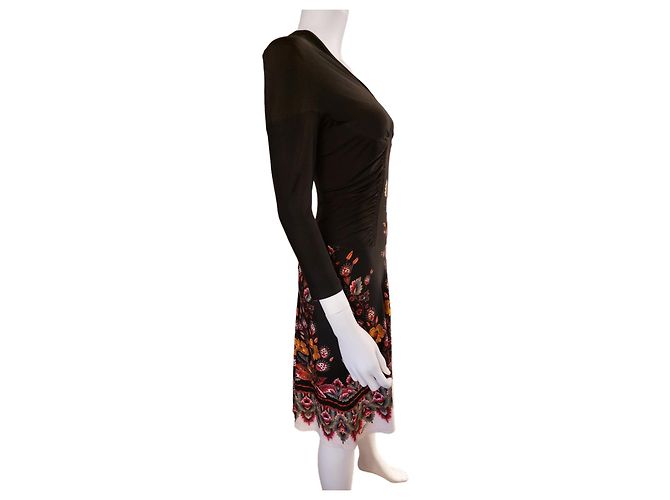 Vestito multicolore in nylon Roberto Cavalli - vista 7
