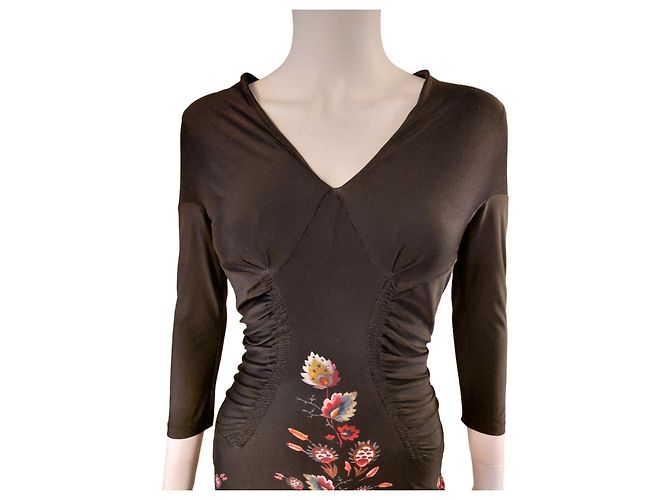Vestito multicolore in nylon Roberto Cavalli - vista 9