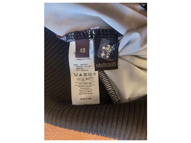 Abito Roberto Cavalli in viscosa multicolore - vista 10