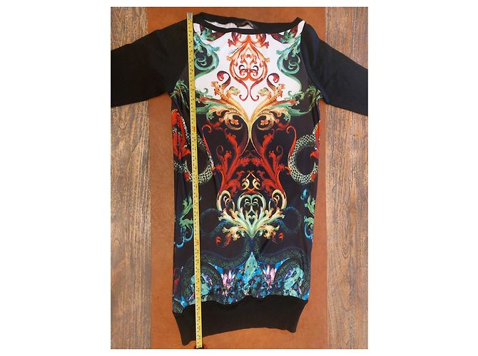 Abito Roberto Cavalli in viscosa multicolore - vista 11