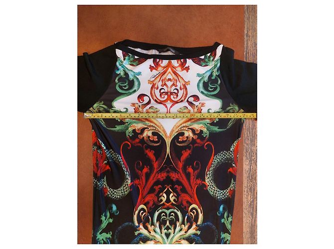 Abito Roberto Cavalli in viscosa multicolore - vista 13