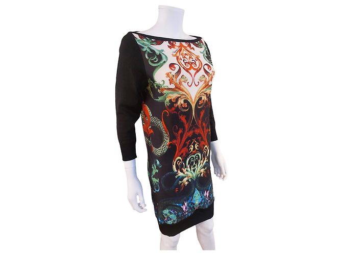 Abito Roberto Cavalli in viscosa multicolore - vista 2