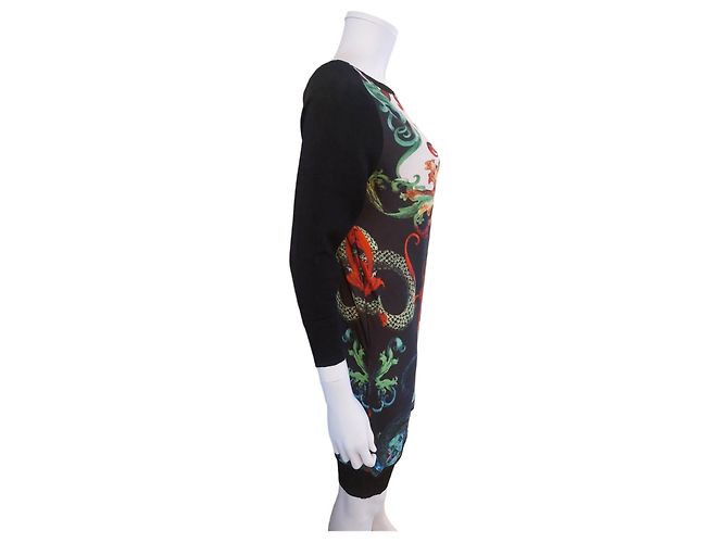 Abito Roberto Cavalli in viscosa multicolore - vista 5