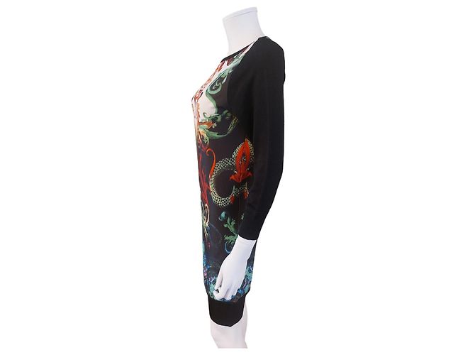 Abito Roberto Cavalli in viscosa multicolore - vista 6