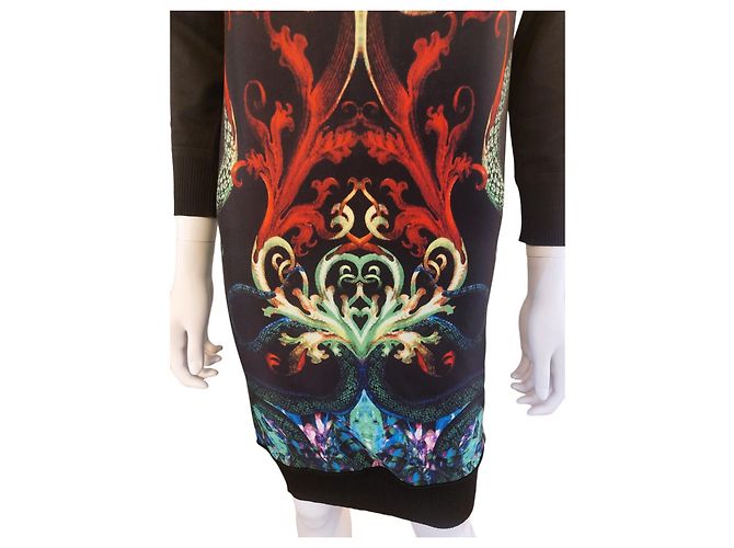 Abito Roberto Cavalli in viscosa multicolore - vista 8