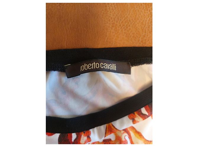 Abito Roberto Cavalli in viscosa multicolore - vista 9
