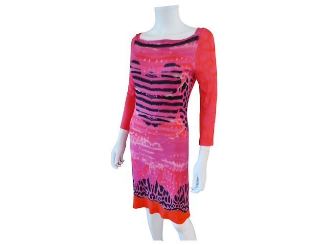 Abito Roberto Cavalli multicolore in viscosa - vista 3