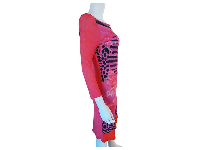 Abito Roberto Cavalli multicolore in viscosa - vista 4