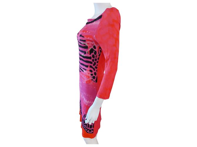 Abito Roberto Cavalli multicolore in viscosa - vista 5