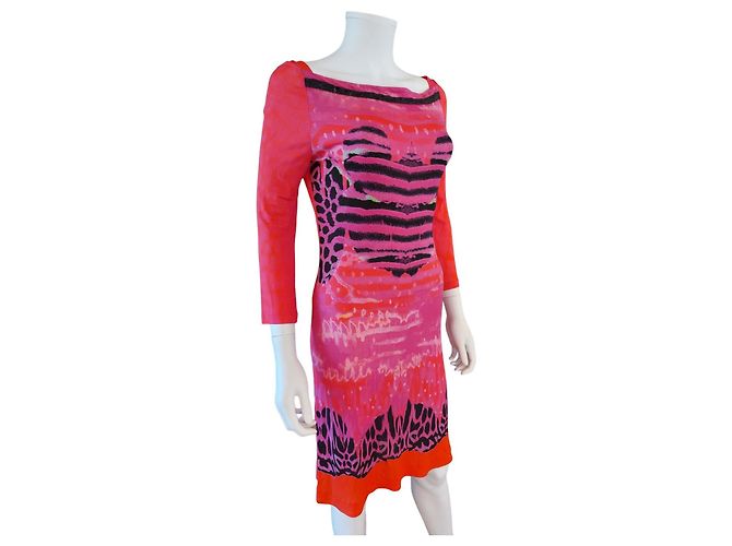 Abito Roberto Cavalli multicolore in viscosa - vista 6