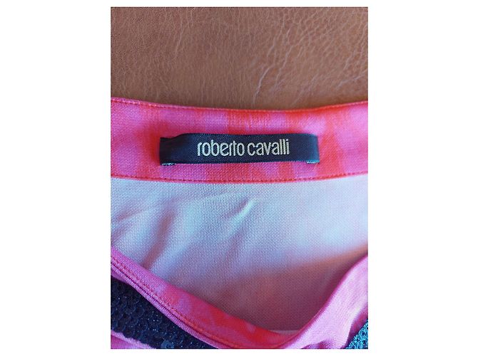 Abito Roberto Cavalli multicolore in viscosa - vista 9