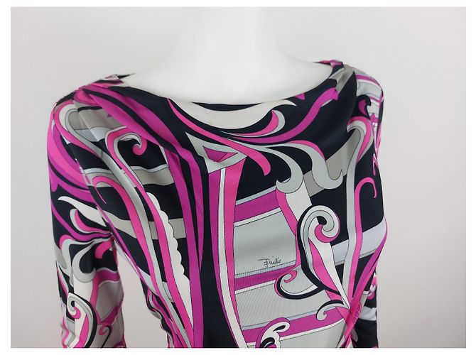 Tunica Emilio Pucci multicolore in viscosa - vista 11