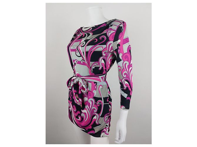 Tunica Emilio Pucci multicolore in viscosa - vista 6