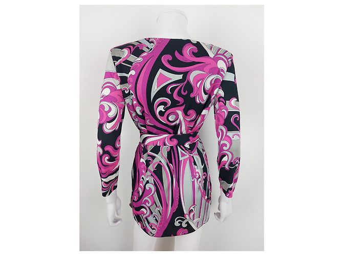 Tunica Emilio Pucci multicolore in viscosa - vista 7