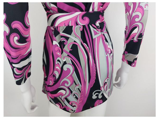 Tunica Emilio Pucci multicolore in viscosa - vista 9