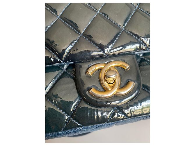 Borsa Classic Flap di Chanel Blu - vista 11