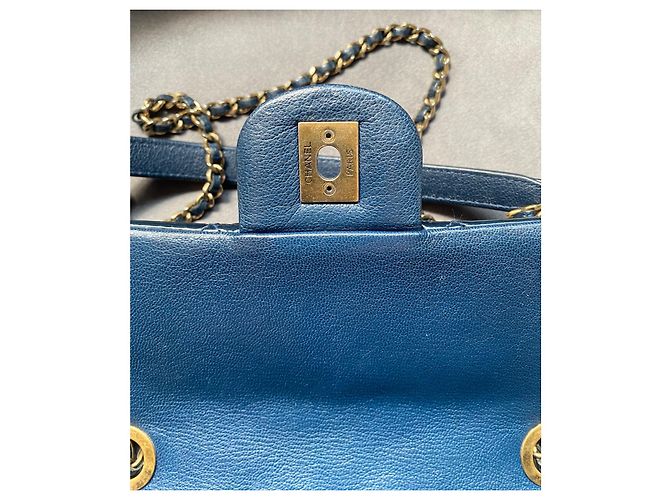 Borsa Classic Flap di Chanel Blu - vista 13