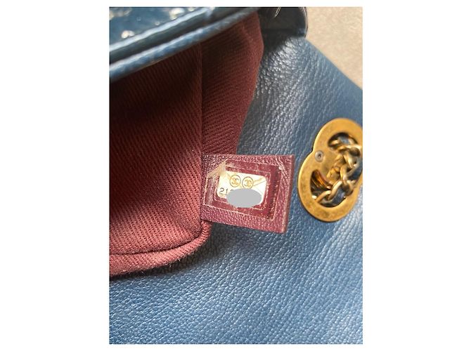 Borsa Classic Flap di Chanel Blu - vista 16