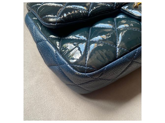 Borsa Classic Flap di Chanel Blu - vista 7