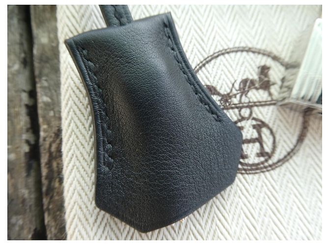 Glocke, Reißverschluss, neues hermès Vorhängeschloss für Kelly- oder Birkin-Handtasche Schwarz - Ansicht 4