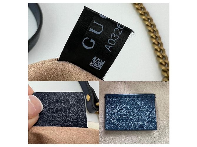 Borsa a spalla Gucci GG Azalea Matelassé in pelle bianca mistica rotonda - vista 5