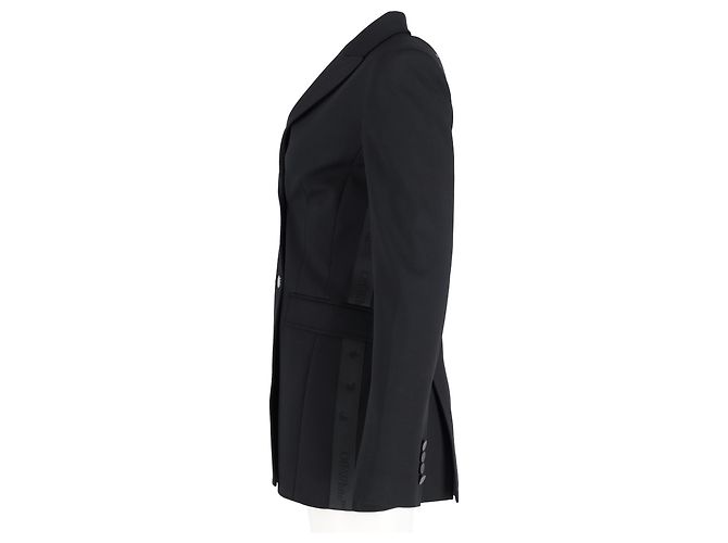 Off White Blazer duplo Off-White em lã preta Preto - vista 5