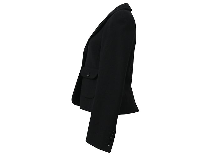 See by Chloé Jacke aus schwarzer Wolle - Ansicht 2