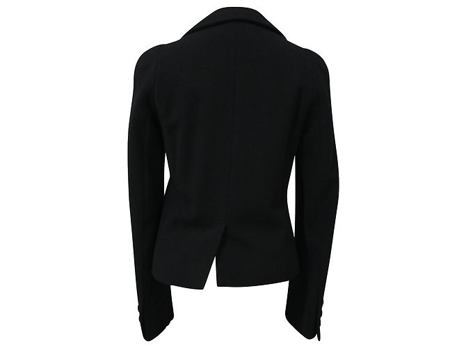 See by Chloé Jacke aus schwarzer Wolle - Ansicht 3