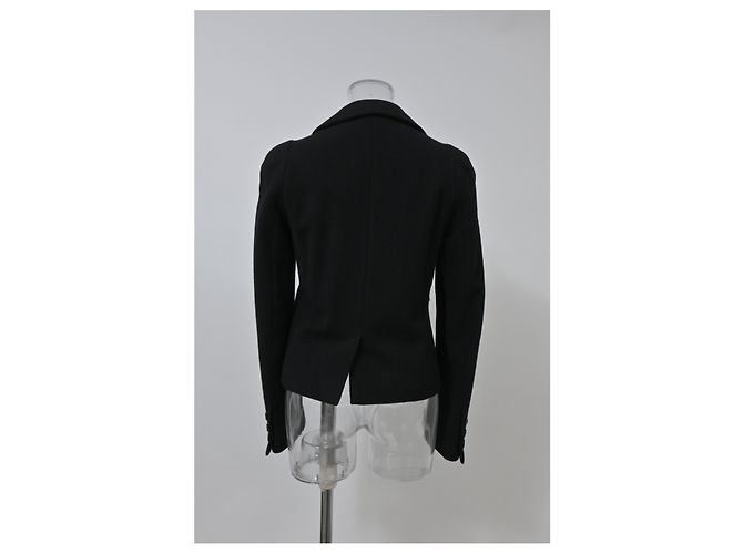 See by Chloé Jacke aus schwarzer Wolle - Ansicht 8