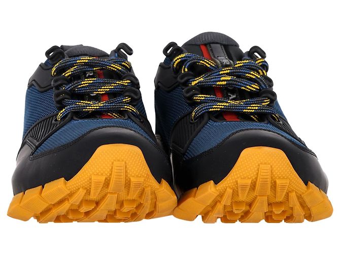 Sneakers con lacci Prada Sport in rete blu e gomma - vista 2