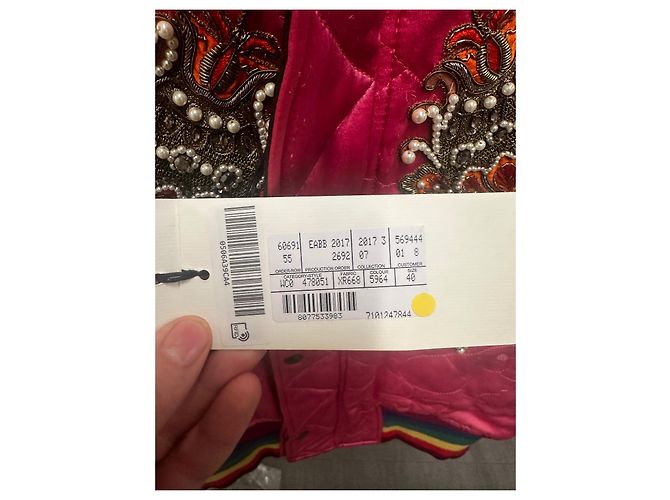 Chaqueta bomber reversible Gucci con tigre - vista 5