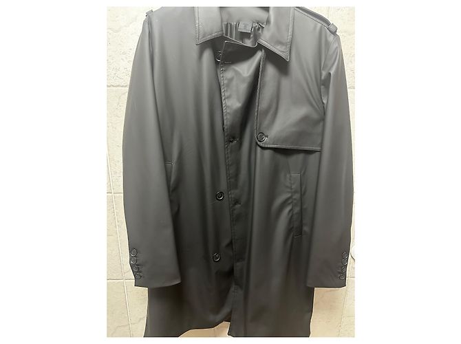 Autre Marque Trench in satin nero Black Circus - vista 2