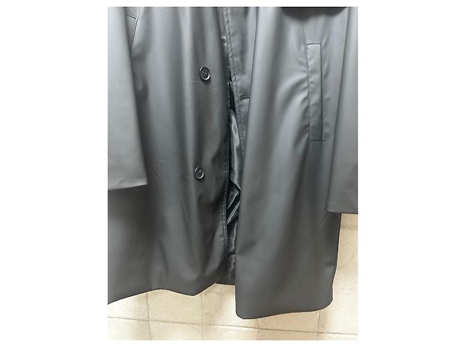 Autre Marque Trench in satin nero Black Circus - vista 5