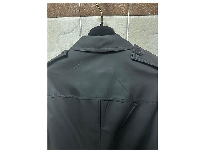 Autre Marque Trench in satin nero Black Circus - vista 8