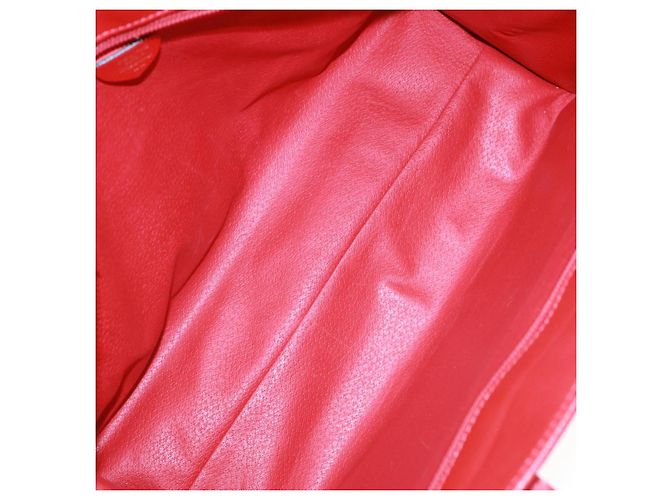 Céline Borsa a Spalla CELINE in Pelle Rossa Auth bs15049 Rosso - vista 11
