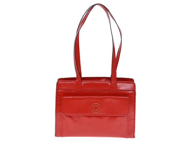 Céline Borsa a Spalla CELINE in Pelle Rossa Auth bs15049 Rosso - vista 13