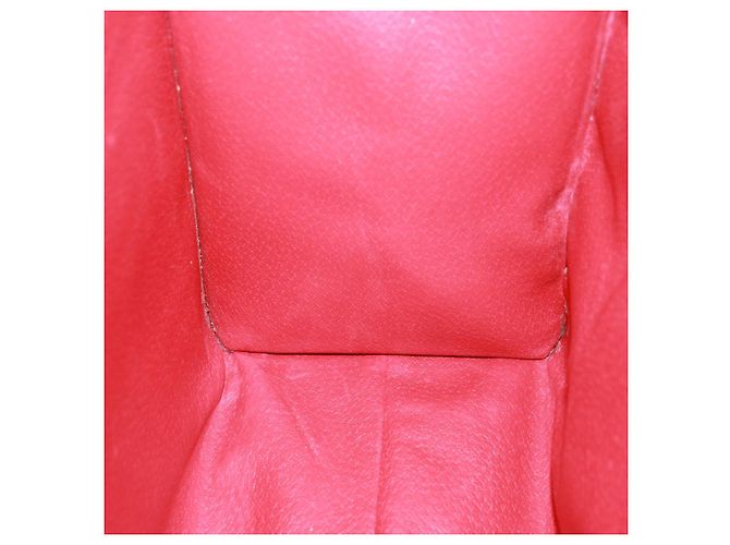 Céline Borsa a Spalla CELINE in Pelle Rossa Auth bs15049 Rosso - vista 19