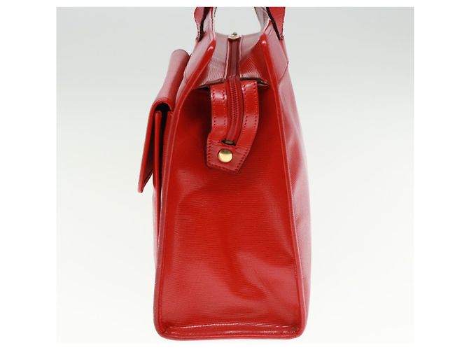 Céline Borsa a Spalla CELINE in Pelle Rossa Auth bs15049 Rosso - vista 4