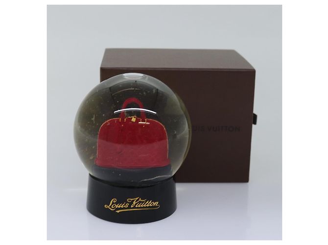 LOUIS VUITTON Snow Globe Alma VIP Limited Clear Red LV Auth 76296 - view 12