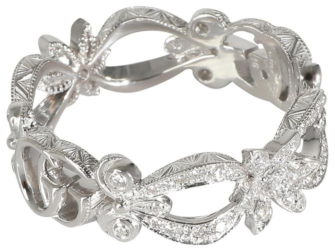 Gucci Ring aus Weißgold mit Diamanten Flora GG - Ansicht 2