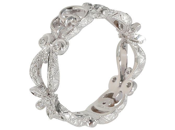 Gucci Ring aus Weißgold mit Diamanten Flora GG - Ansicht 3