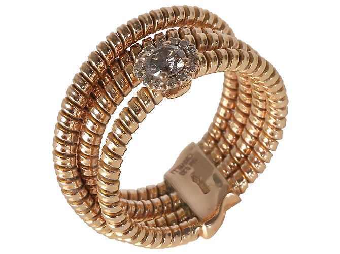Autre Marque Anello a spirale Crivelli in oro rosa 18k 0,25 CTW - vista 2